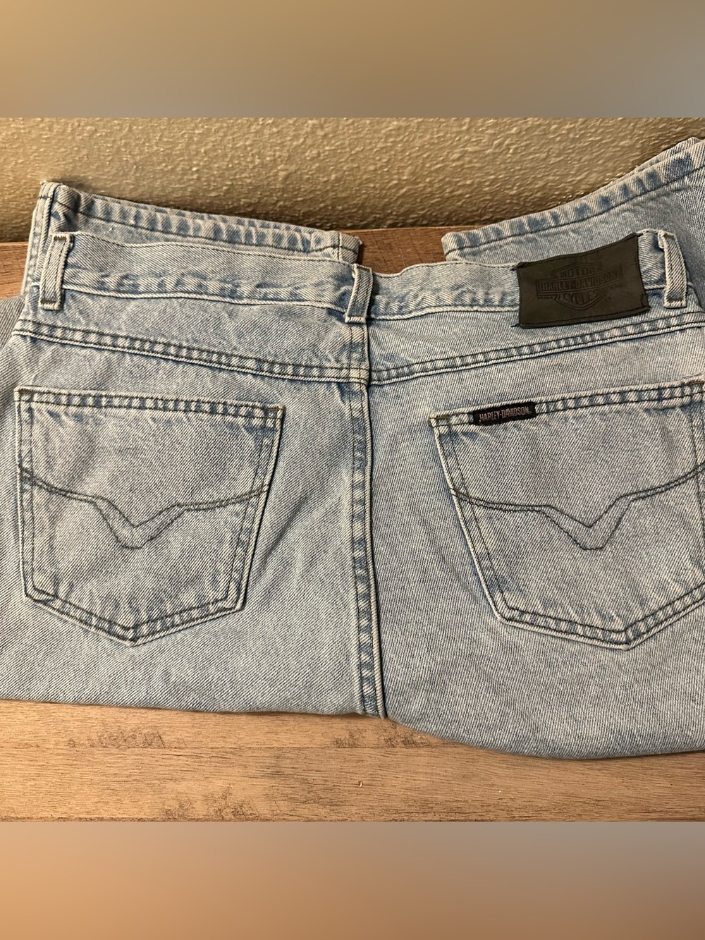 Harley Davidson Light Blue Women’s Denim Jeans Sz 12